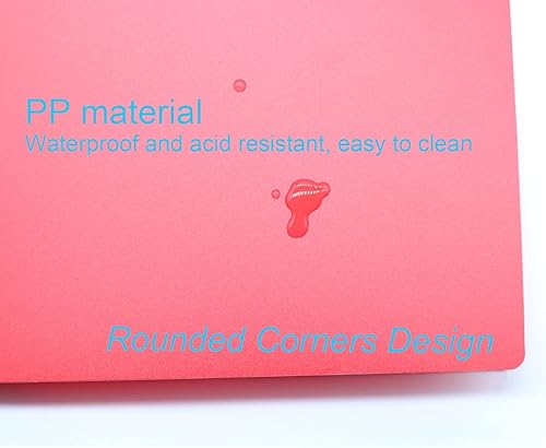 Vista 42 de Acocony Carpeta de 11 x 17 pulgadas, tamaño 11 x 17, carpetas sin perforaciones con abrazadera, carpeta tabloide de plástico, color azul, paquete