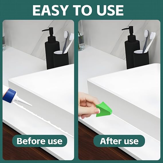 2 Pcs That Silicone Tool, Silicone Caulking Tool Kit (3/6/10/16mm) - Reusable Sealant Finisher, Grout Spreader for Smooth Caulk - Kitchen, Bathroom, Tile & Floor Edges (Green)