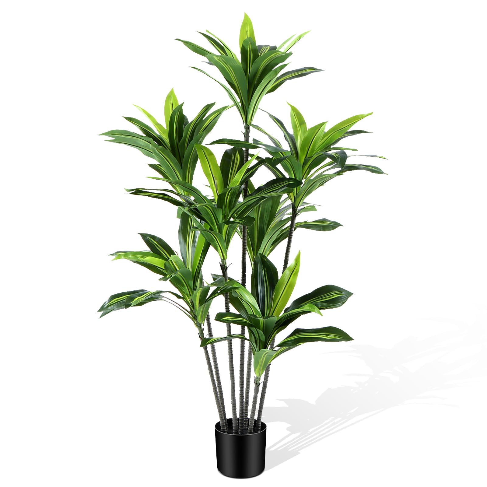 CyanGrove Dracaena Artificial Plant 5FT