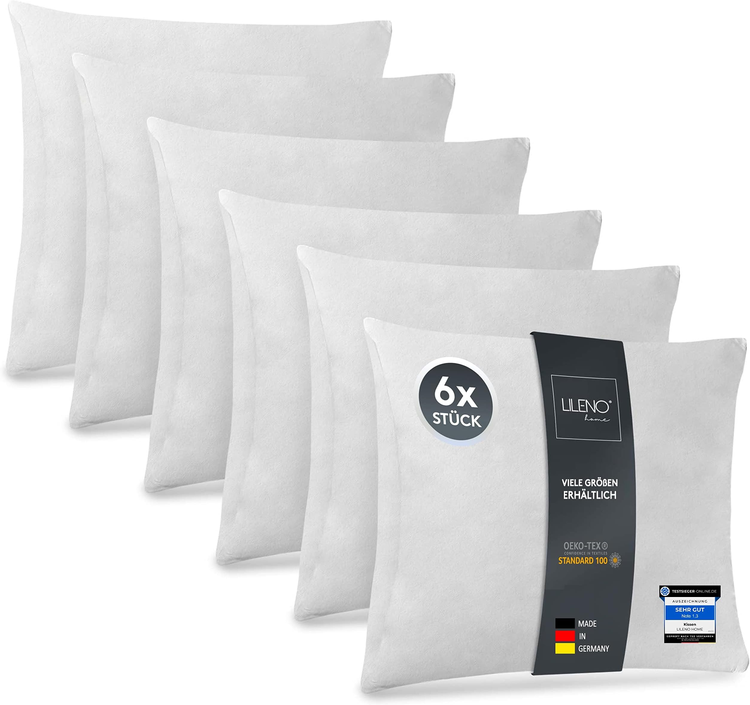 Utopia Bedding 4er Set Kissenfüllung 45 x 45 cm, Innenkissen Füllkissen