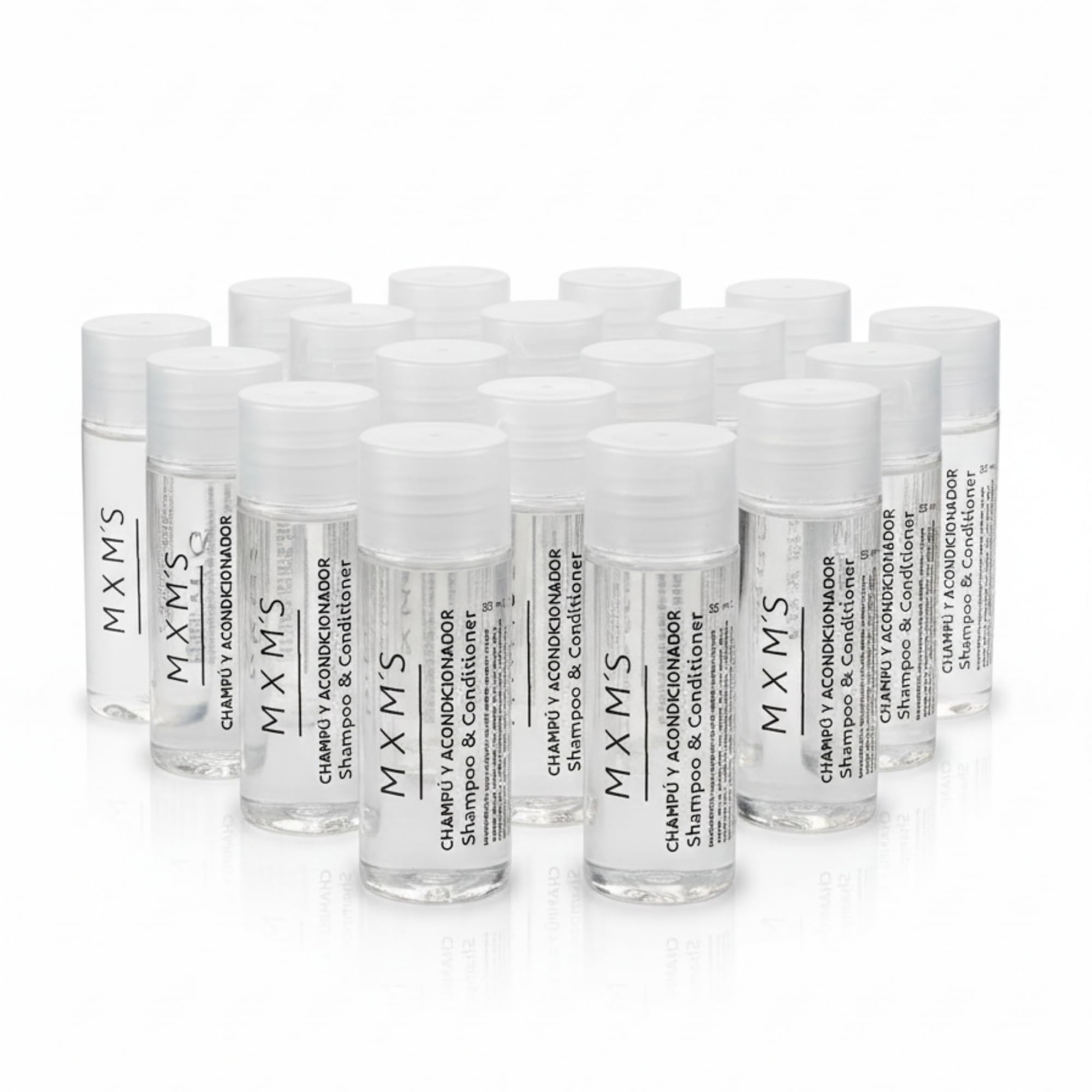 50 Flacons Shampooing 30 ml – Amenities Salle de Bain Monodose, Soin et Nettoyage des Cheveux, Format Voyage, Pack Hôtel, Kit Accueil, Recharge Rapide Hébergement