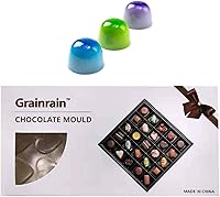 Vista 12 de Molde de policarbonato para chocolate, molde de caramelo de bricolaje, utensilios para hornear de plástico duro transparente, herramientas de 1