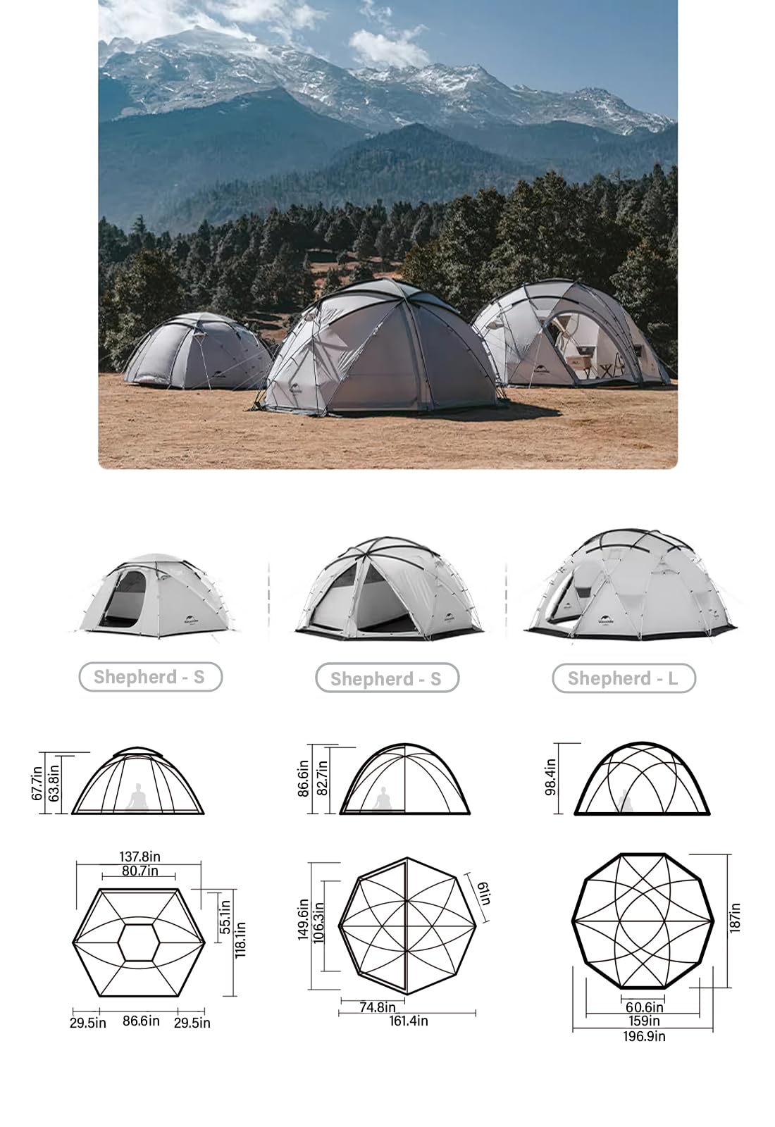 テント・タープ Naturehike Dome 7.6 tent Amazon.co.jp: Naturehike7.6 ダブルパーソン 4シーズン キャンプ