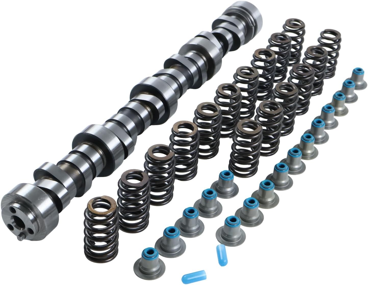 HOLDWELL Stage 3 Cam Kit Lift Camshaft with Springs & Valve Oil Seals 12561721 12565308 19355738 88958772 Compatible with 1999-2000 Cadillac Escalade 2006-2009 Chevrolet Impala 1999-2014 GMC Yukon
