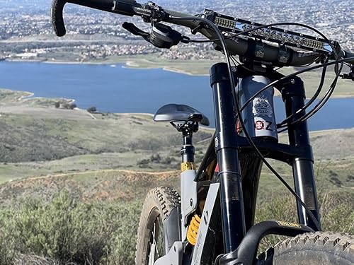 Miniatura 7 de E Bike - Faro de barra de luz LED doble ámbar blanco con abrazaderas de manillar de bicicleta compatible con motores Shimano E5000, E7000, E6100,