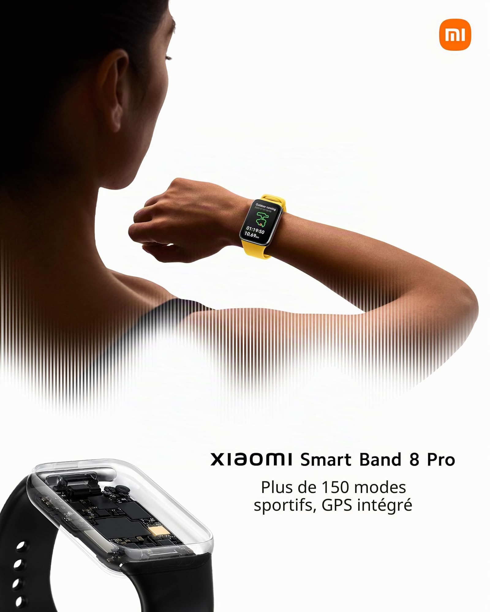 Xiaomi Smart Band 8 Pro Silver EU BHR8007GL