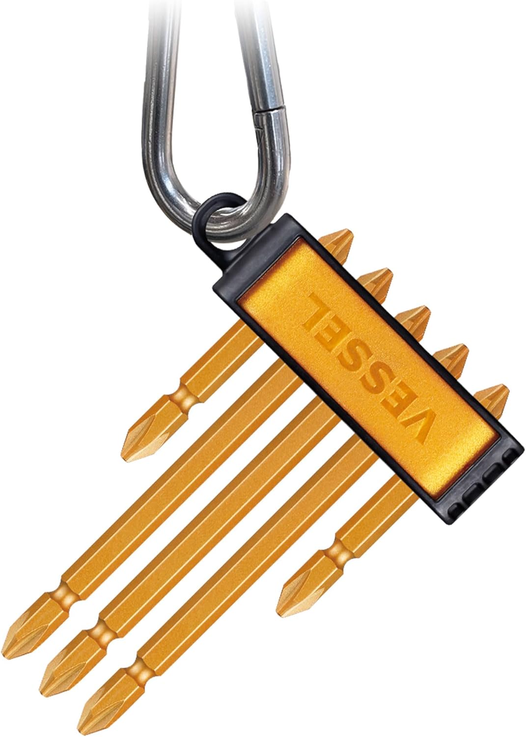 Vessel A145P-PGL Double Ended Bit Premium 5-Piece Set +2 x 65 2 / +2 x 110 3 Pieces (Gold)