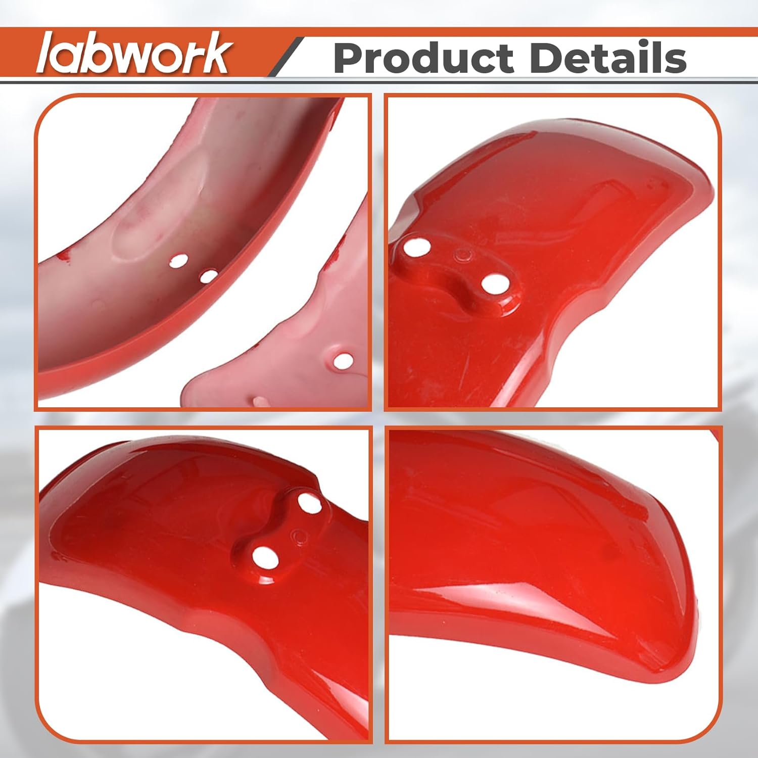 labwork ABS Plastic Mudguard Kit Body Front Rear Mudguard Replacement for Honda Z50 Z50A Z50R 50CC Mini Trail