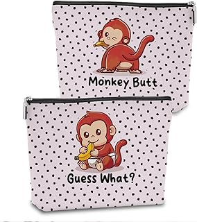 VICBOU Bolsa de maquillaje de animales divert...