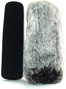 YOUSHARES Deadcat windkap voor Rode NTG4, Audio-Technica AT875R Shotgun-microfoons, windscherm tot 4,7 lang