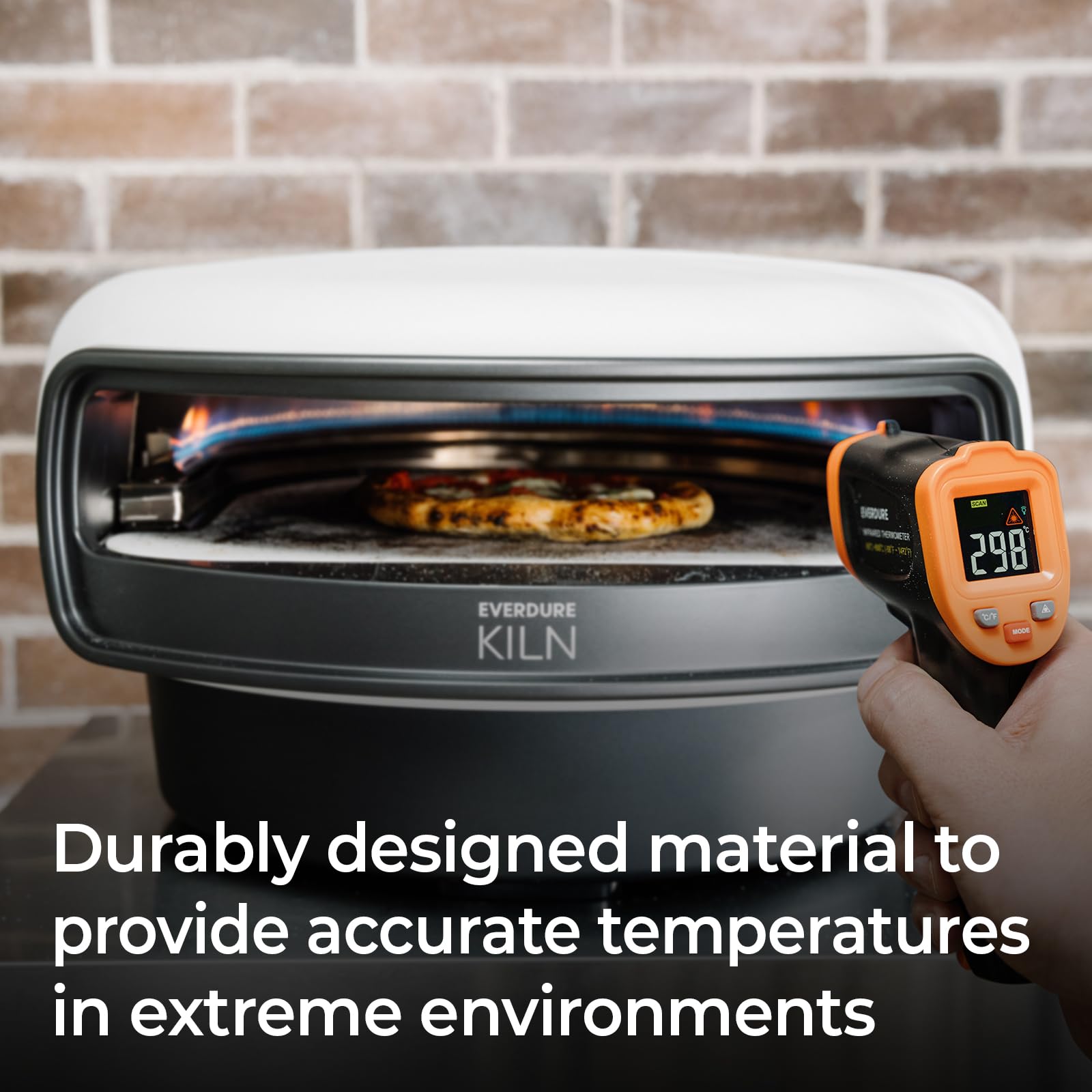 Ninja pizza oven infrared thermometer reading