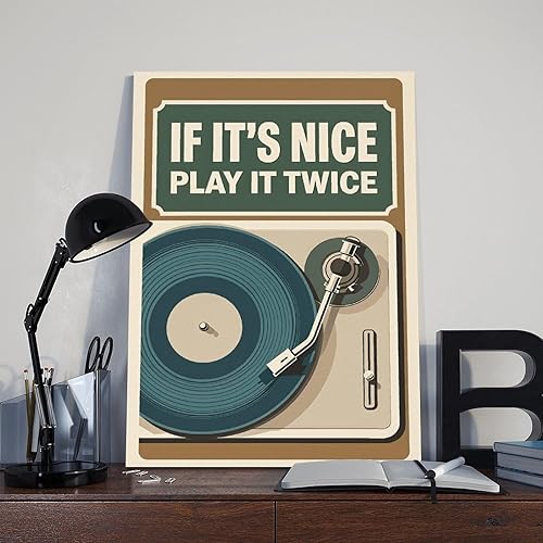Miniatura 8 de NBLKJHLFD Retro Music, Fun Mid-90s Album Covers Canvas Poster Bedroom Decor Landscape Office Room Decor Gift 20×30inch(50×75cm) Frame-style-5