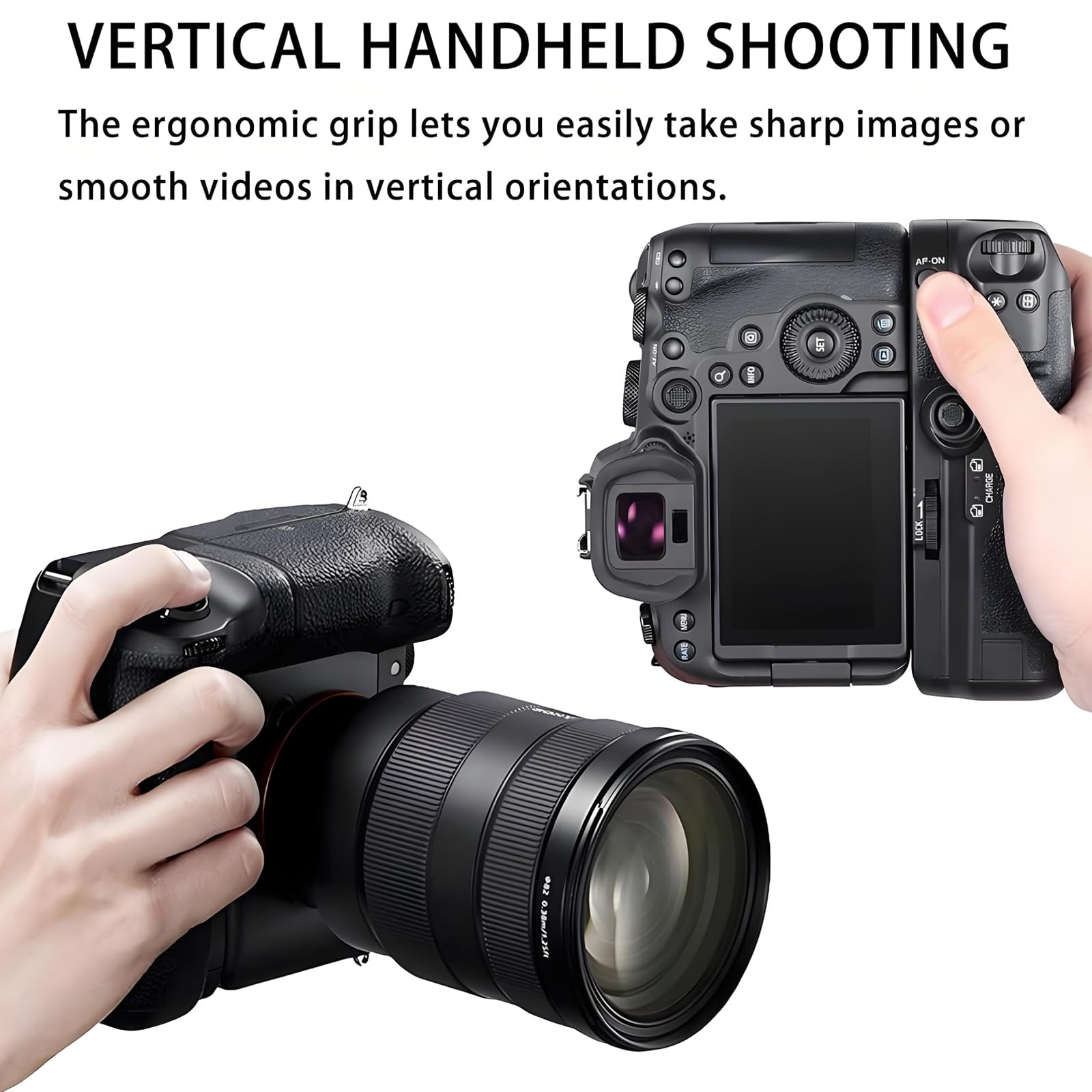Amazon | Nkmooxe BG‑R20 垂直バッテリーグリップ Canon EOS R5/R5