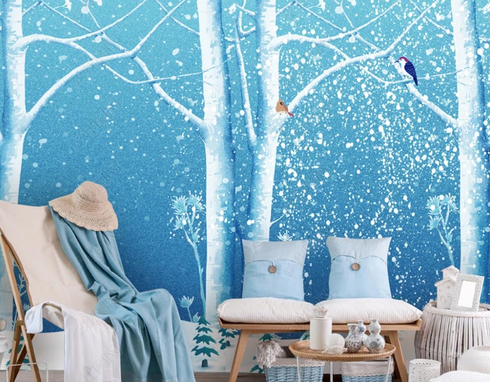Papier peint intissé pour cacher imperfections mur salon poster