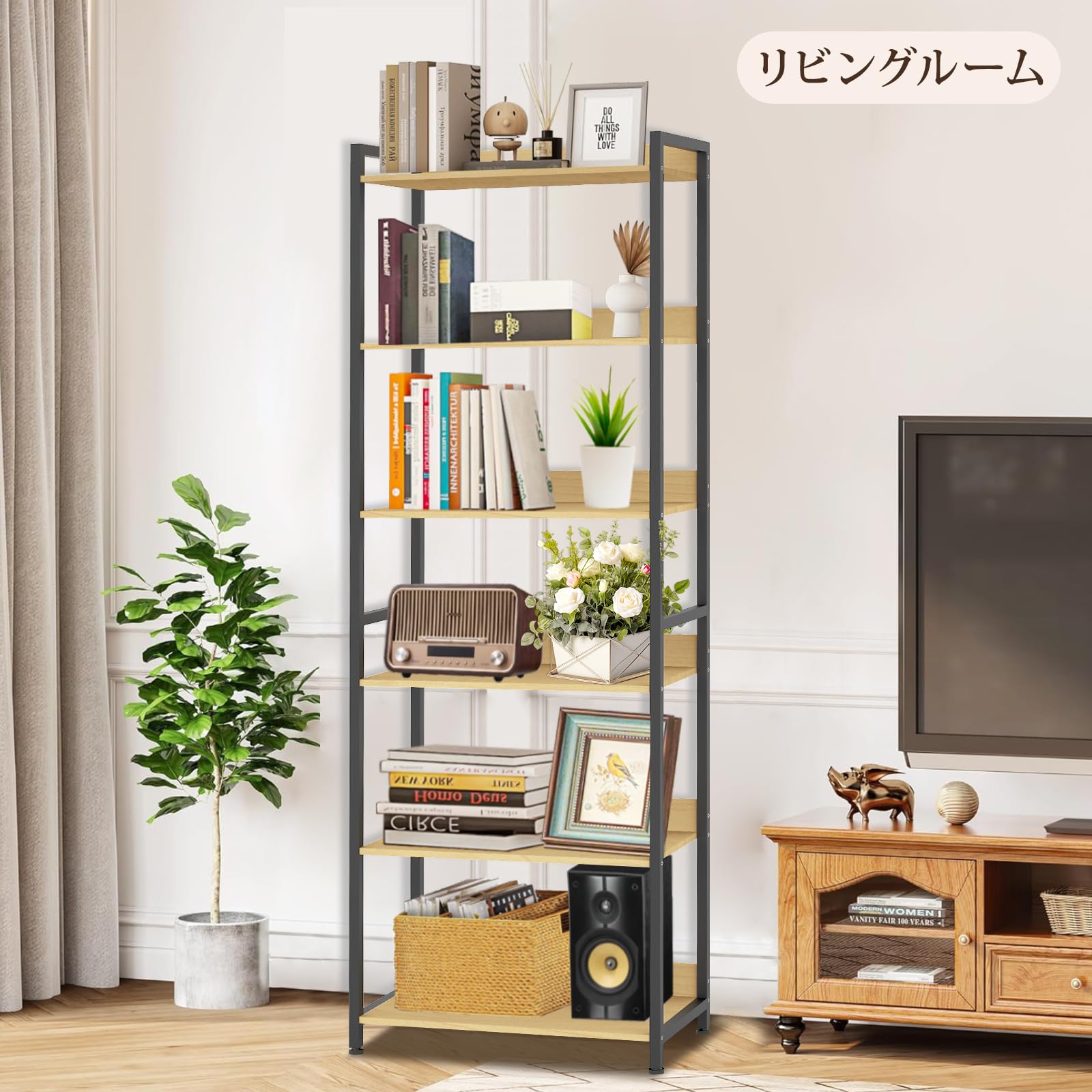 Amazon｜[DSDCDJ] 棚 ラック 6段 オープンシェルフ 幅60×奥行30×高さ