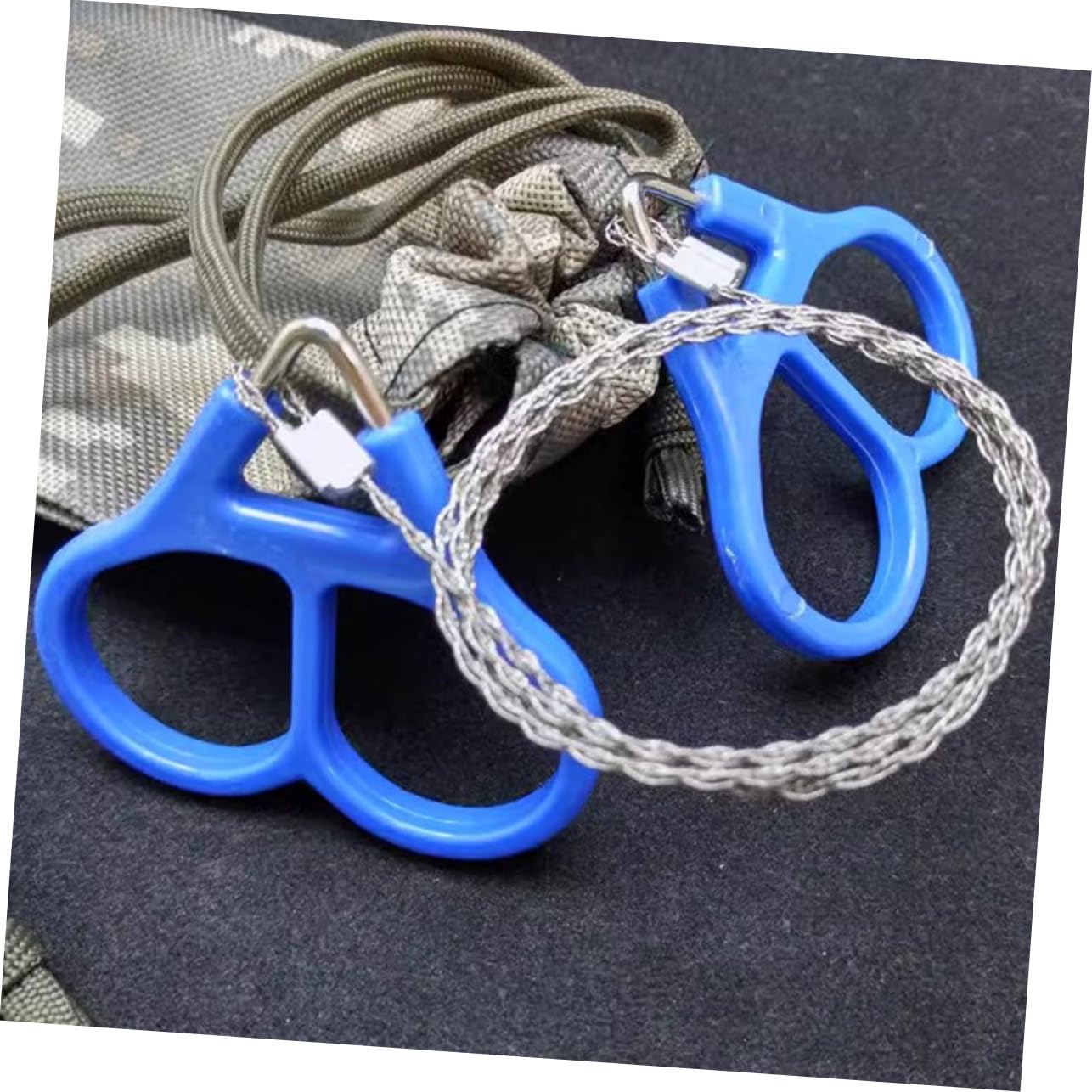 DECHOUS Survival Handle for Camping Outdoor Survival Gear Rope Saw No Special Maintenance Required