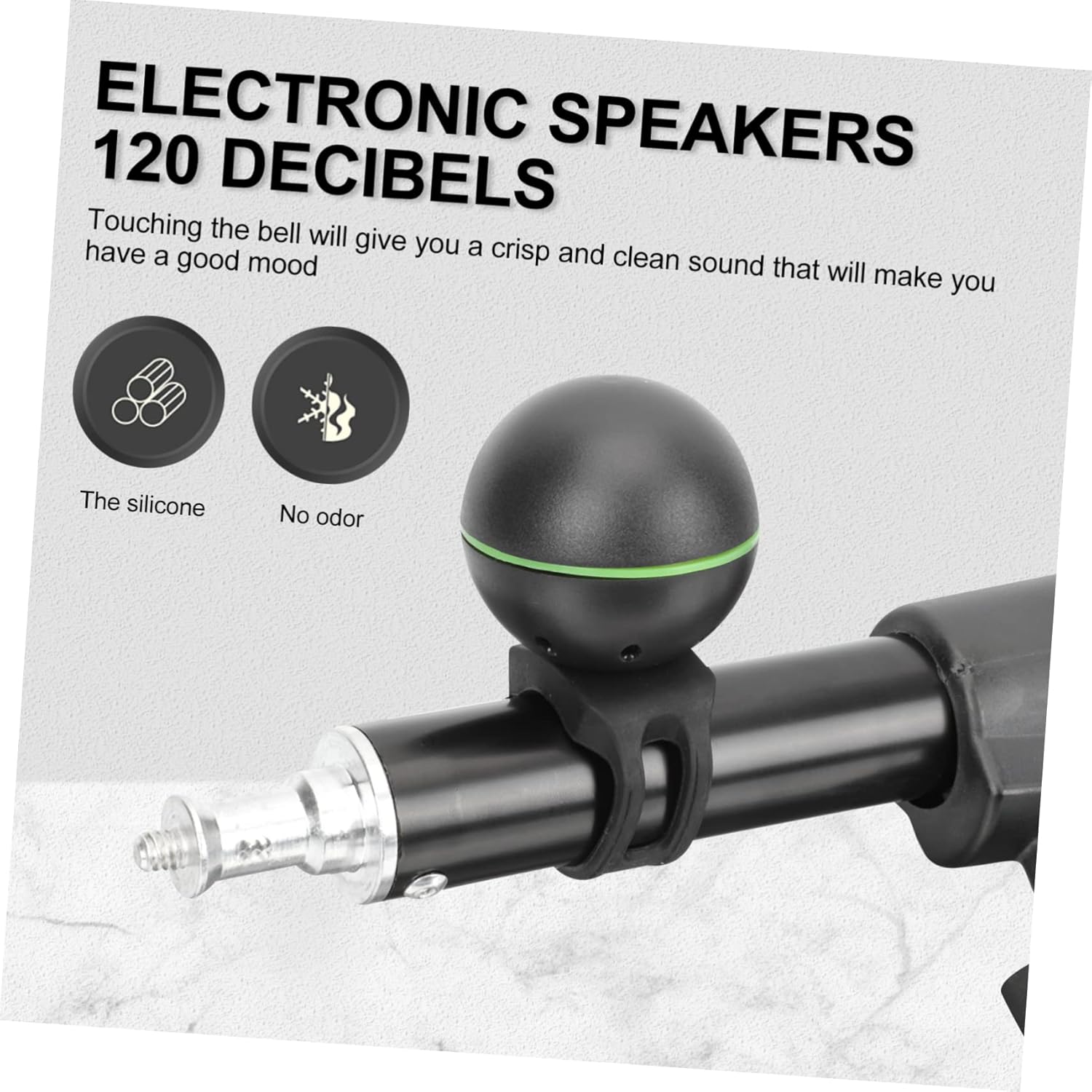 SUPVOX 5pcs Electronic Bike Bell Bell for Mountain and Road Easy Installation Crisp Sound Horn for Boys and Girls and Adults