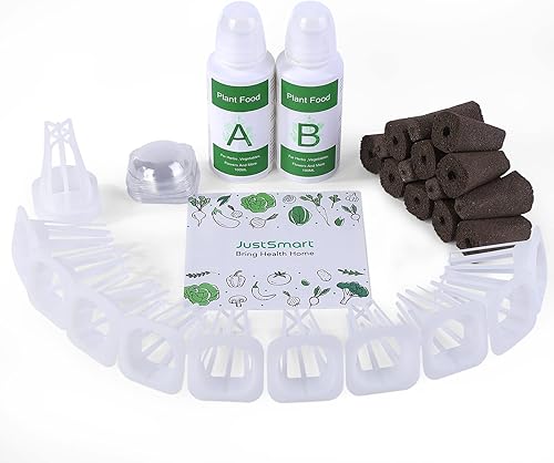 Kit de vainas de semillas para IGS-20SE, kit de cultivo hidropónico, kit de cultivo de cualquier cosa con 12 esponjas de cultivo, cestas de cultivo,