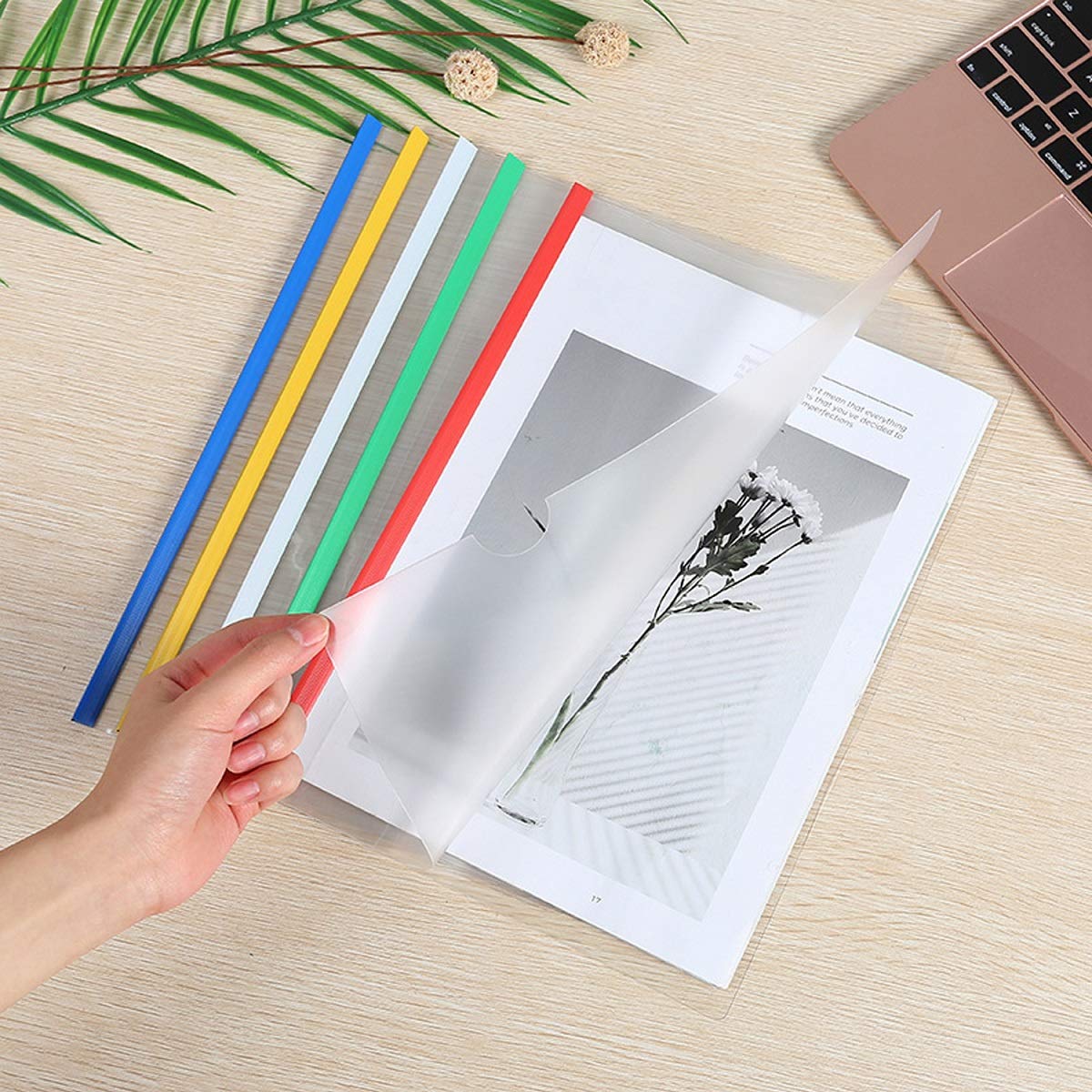 Amazon.co.jp: TK.Felly A4 30冊セット レール付き クリア
