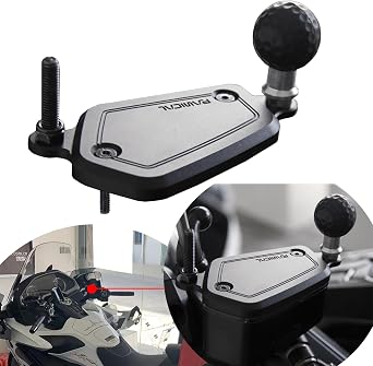 PANICAL for Honda Motorcycle 2018-2026 Goldwing gl1800 gl 1800 B F6B Front Handle Oil Can Lid Replacement with 1 25mm TPU Ball Joint Bracket Base Right Oil Can Lid with 1 Ball Joint
