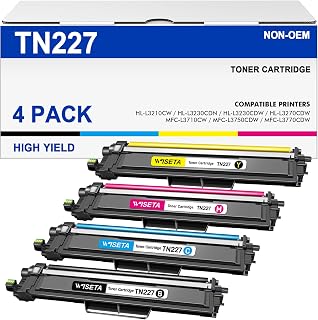 Wiseta TN227 Toner Cartridges Combo Pack for MFC-L3710CDW Price In India