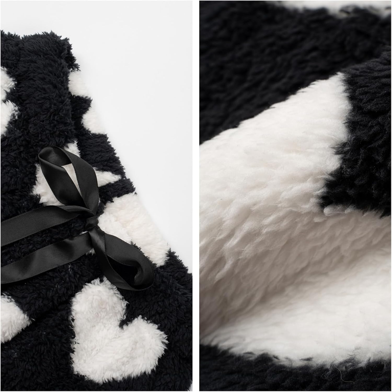 VCM Leopard Print Pants Y2k High Waisted Baggy Trousers Drawstring Fluffy Cheetah Fuzzy Pajama Sleepwear - Image 5