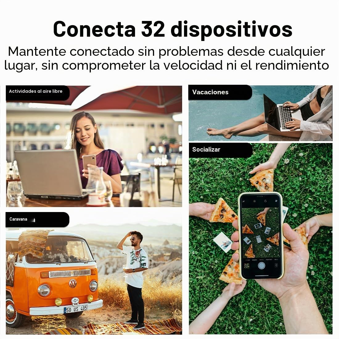 ZTE MF920, CAT4/4G LTE Mobile Wi-Fi, Punto de Acceso portátil Desbloqueado de bajo Costo, Conecta hasta 32 Dispositivos, batería de 2000 mAh, con Tarjeta SIM Smarty Gratis, Color Blanco