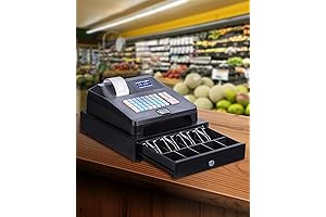 Cash Register with Receipts for Small Business