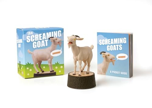 Running Press Screaming Goat Book & Figure: Hilarious Gag Gift for Parties