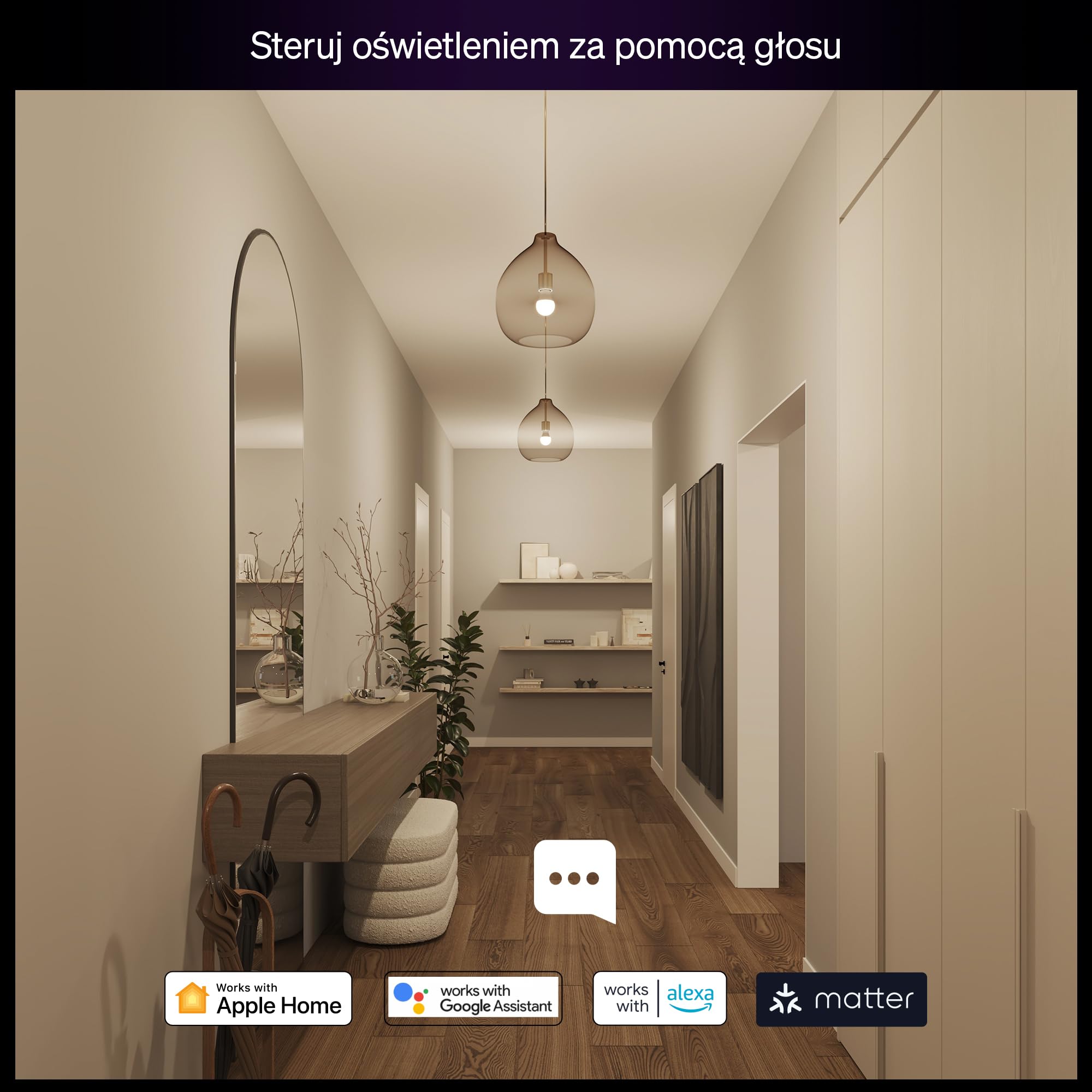 Zestaw Startowy: Philips Hue Mostek + 4 Inteligentne Żarówki E27, Biała i Kolorowa Atmosfera, 2200K-6500K, Żarówka Ściemniania Współpracuje z Alexa, Google Assistant, Samsung