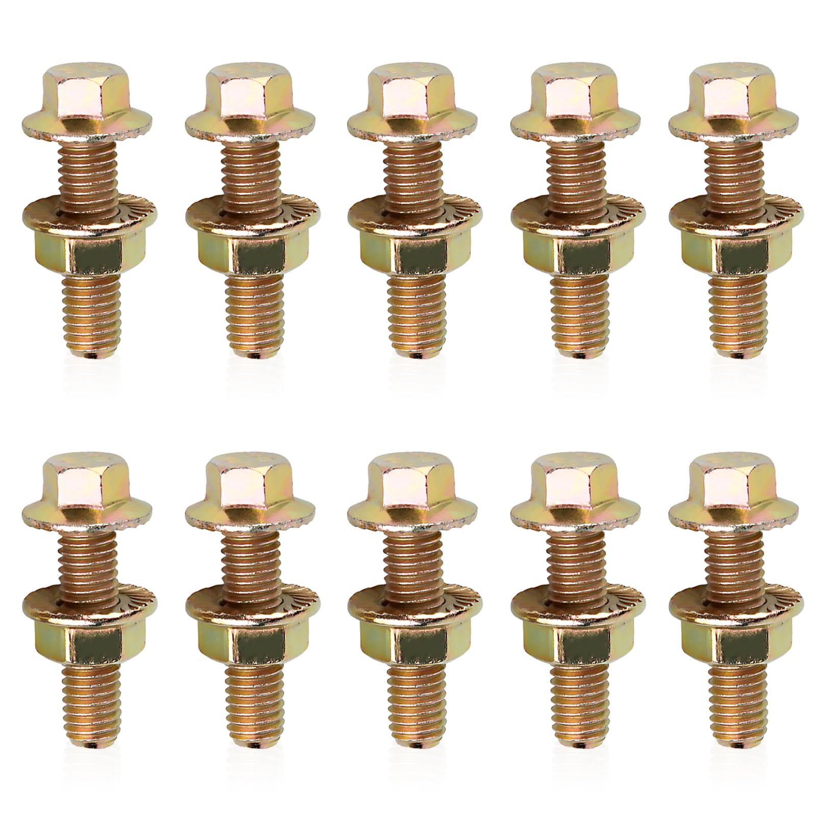 Boulons Siège Titane Kawasaki ZX10R 2006-2010 - M6x15 Mm - 2 Pièces Argent - 92153-0489 - 7