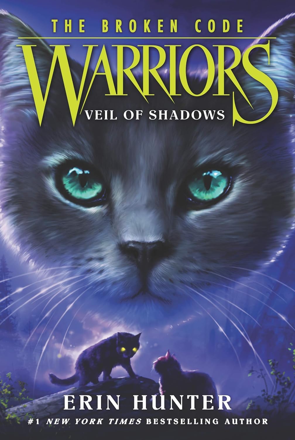 Warriors Cat The Broken Code Series Books 1 - 6 Series 6 Collection Set By Erin Hunter (Lost Stars, Silent Thaw, Veil of Shadows, Darkness Within, Place of No Stars & Light in the Mist)
