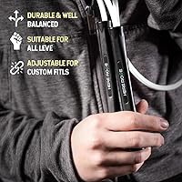 Vista 3 de hererope - Cuerda de saltar de boxeo ajustable de 0.236 in con cordón interior, asas irrompibles, cuerdas de salto de PVC duraderas que no se doblan