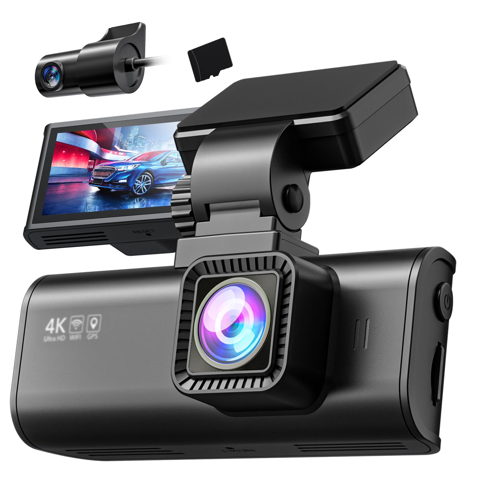 Amazon.co.jp: REDTIGER F7N Dash Camera, Front and Rear Camera, 4K 