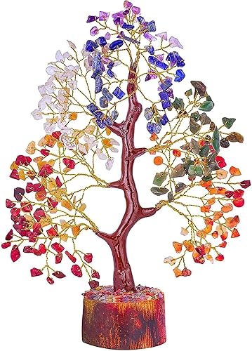 Miniatura 1 de Costra Harmony and Balance in Energy Árbol de cristal de siete chakras FengShui, regalo espiritual de buena suerte, decoración para el hogar y la