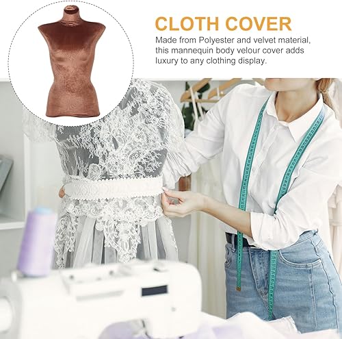 Miniatura 3 de ULTECHNOVO Modelo de tela cubierta maniquí superior cuerpo cubierta maniquí manga apoyo paño medio cuerpo terciopelo pantalla
