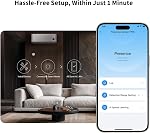 Aqara Zigbee Presence Sensor FP1E with Matter, Requires Aqara Zigbee 3.0 HUB, mmWave Radar Wired Motion Sensor, AI Spatial Learning, Supports HomeKit, Alexa, SmartThings