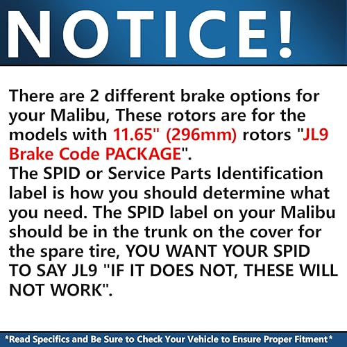 Miniatura 281 de Detroit Axle - Rotores de disco delantero de 10.827 in + pinza de freno lateral del pasajero de repuesto para Toyota RAV4 Prius V Lexus HS250H Scion