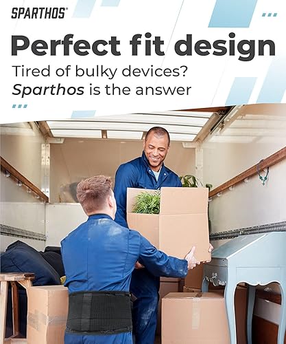 Miniatura 4 de Sparthos Cinturón de soporte de espalda talla XXL x bolsas de hielo para lesiones tamaño mediano