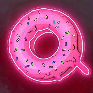 Donut Neon Sign, Donut Led Light, Donut Restaurant Decor,Donut Shop Neon Sign,Kitchen Wall Decor,Dining Decor, Best Gifts