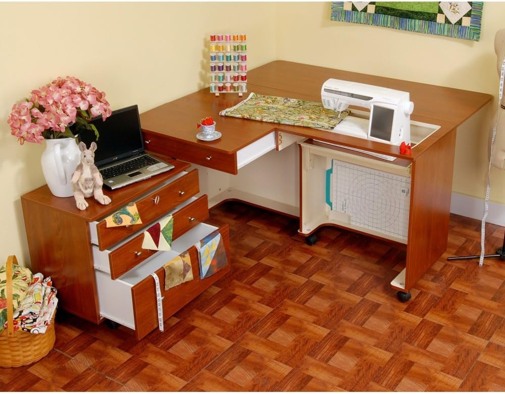 Kangaroo and Joey Sewing Cabinet