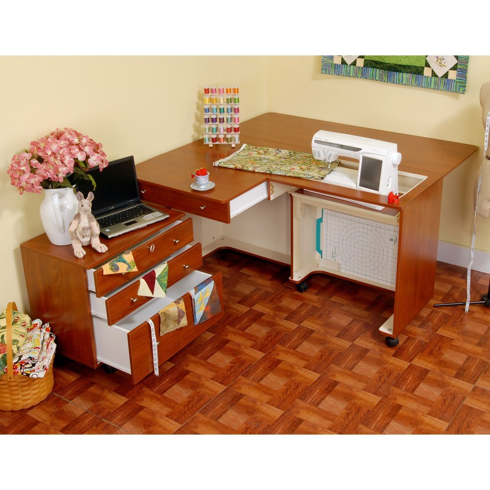 Kangaroo and Joey Sewing Cabinet