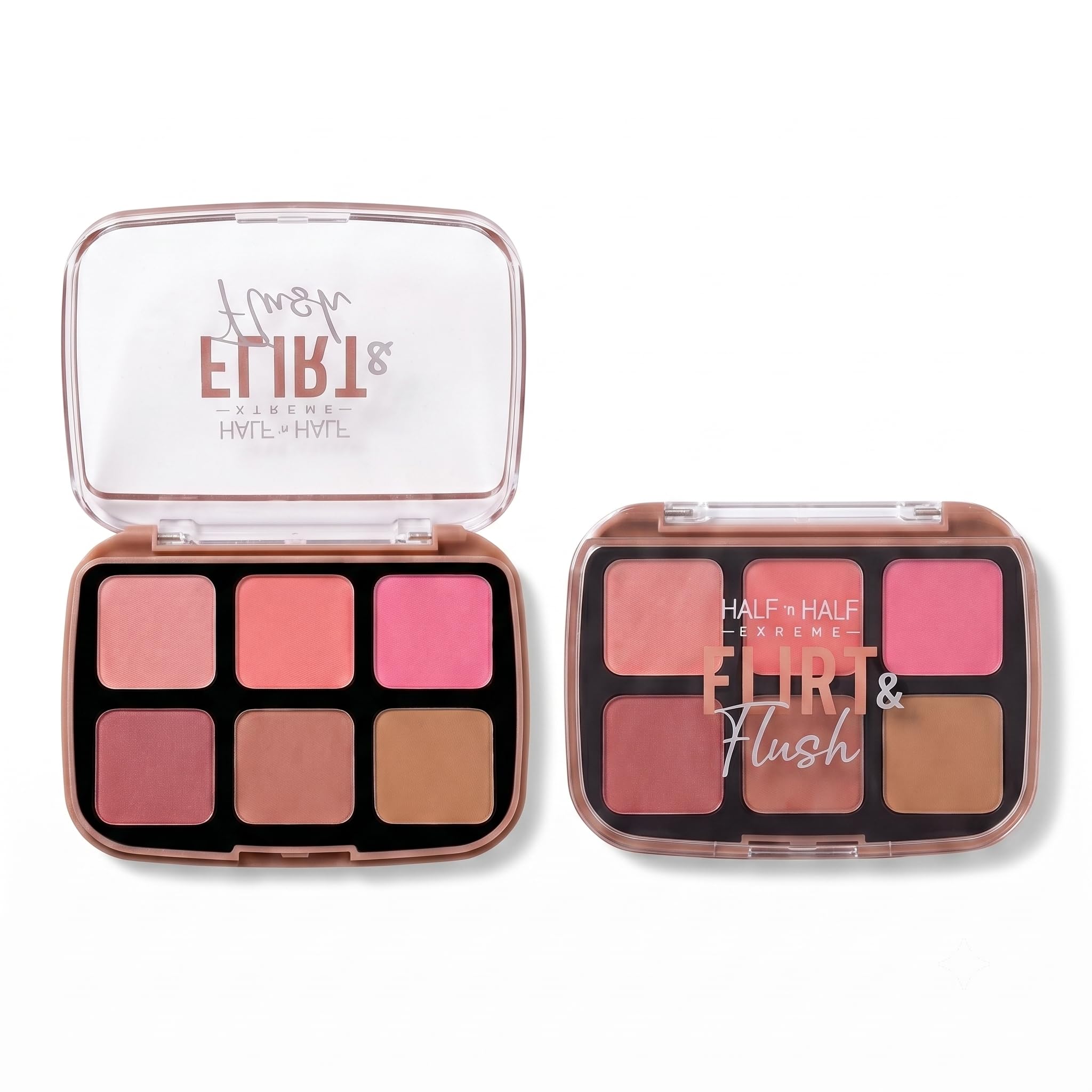 Flirt & Flush Blusher Palette | 6 Matte & Shimmer Shades | Highly Pigmented, Blendable & Buildable Face Blush Palette for Women | Natural Glow Makeup | Long Lasting Compact Travel-Friendly Cheek Color Palette (12g)-image-18