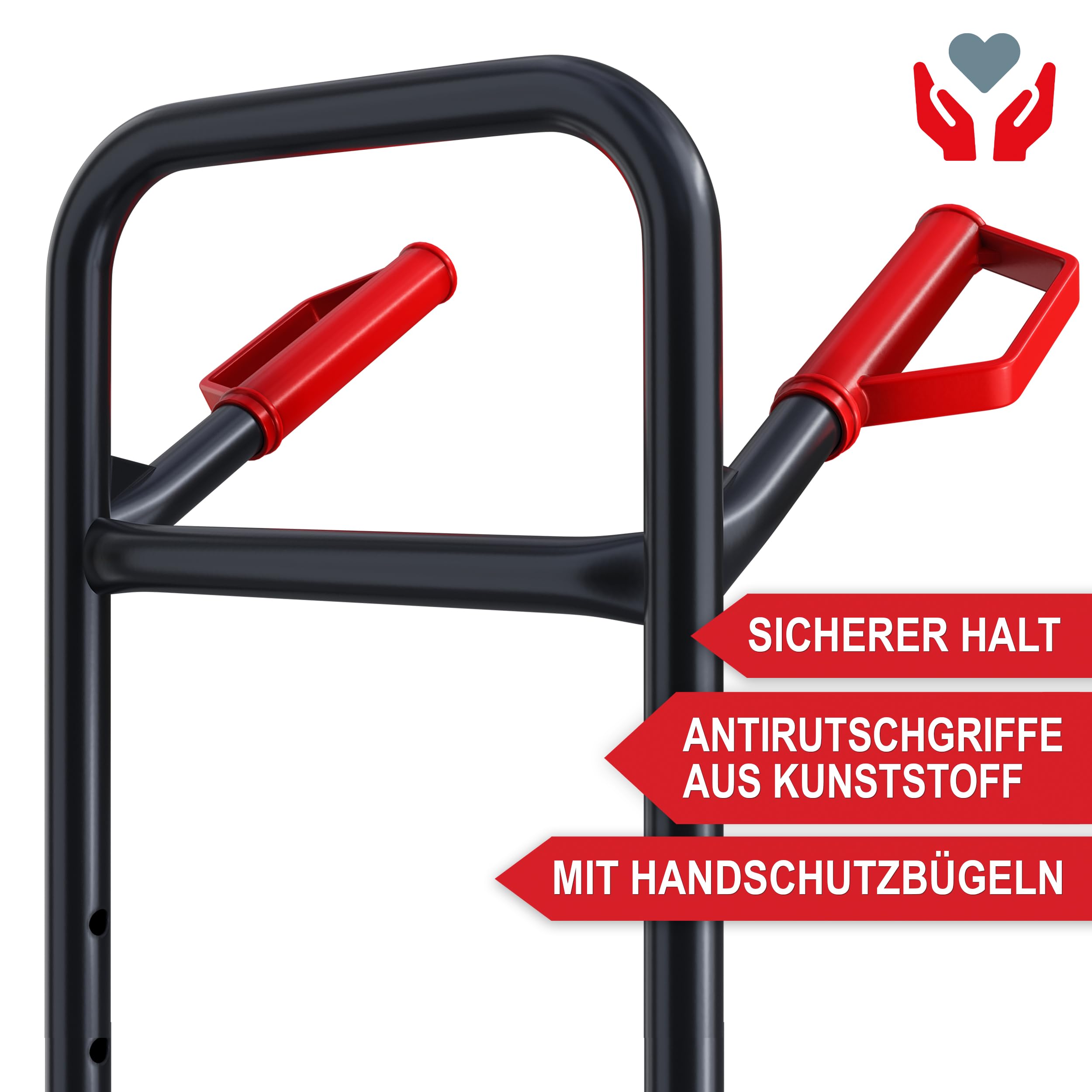 ONBEST Sackkarre klappbar 200 kg – Luftreifen & XL-Schaufel | Klappsackkarre mit leichtem Stahlrahmen und Handgriffen – Lastenkarre, Transportkarre und Trolley für schwere Lasten
