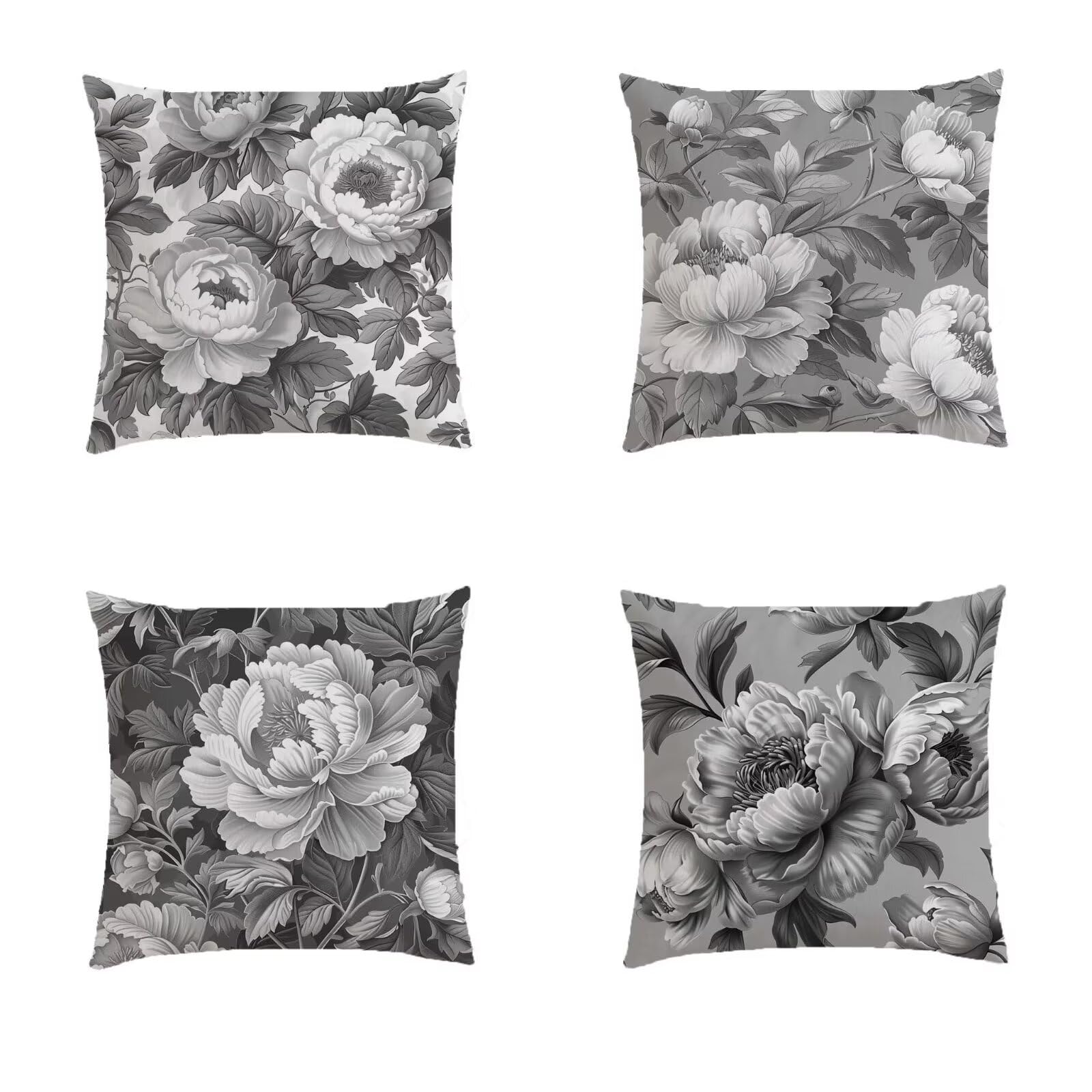 Housse coussin exterieur couleur unie et fleurie pour votre terrasse