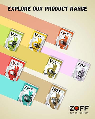 Miniatura 6 de ZOFF Spices Combo Pack de 3  Especias en polvo tradicional indias con chile en polvo de Cachemira, Garam Masala, cilantro en polvo  7.05 onzas cada