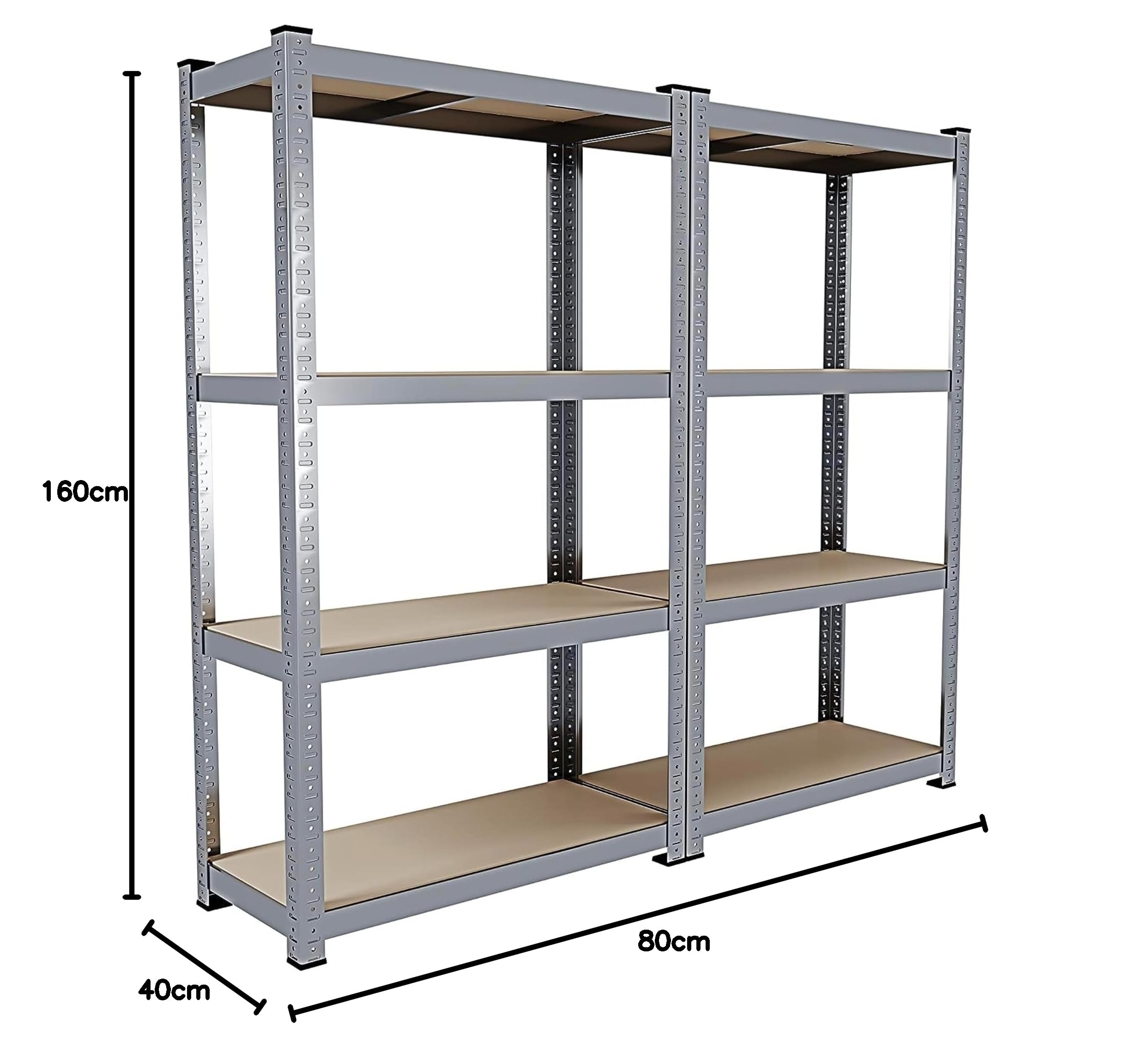 N.G. NICCOLAI - NICCO SHOP - SCAFFALE METALLO 4 RIPIANI IN MDF 80X40X160(H) CM. (2)