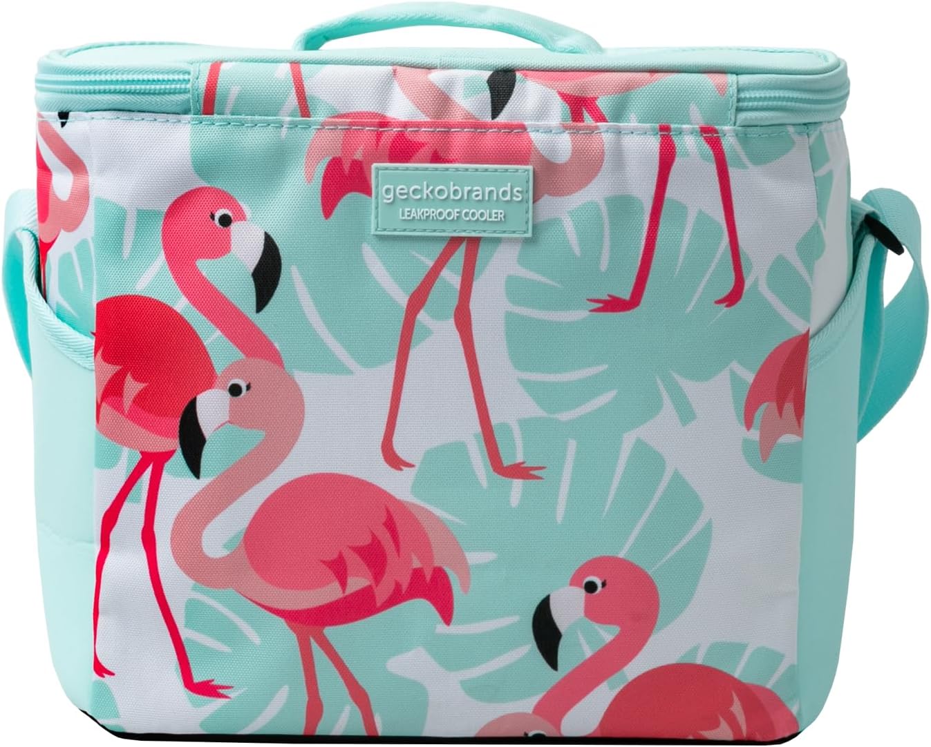 geckobrands Medium Cooler - Durable Polyester Insulated Cooler with 12 Can Capacity, Removable Hardliner, and Adjustable Strap
