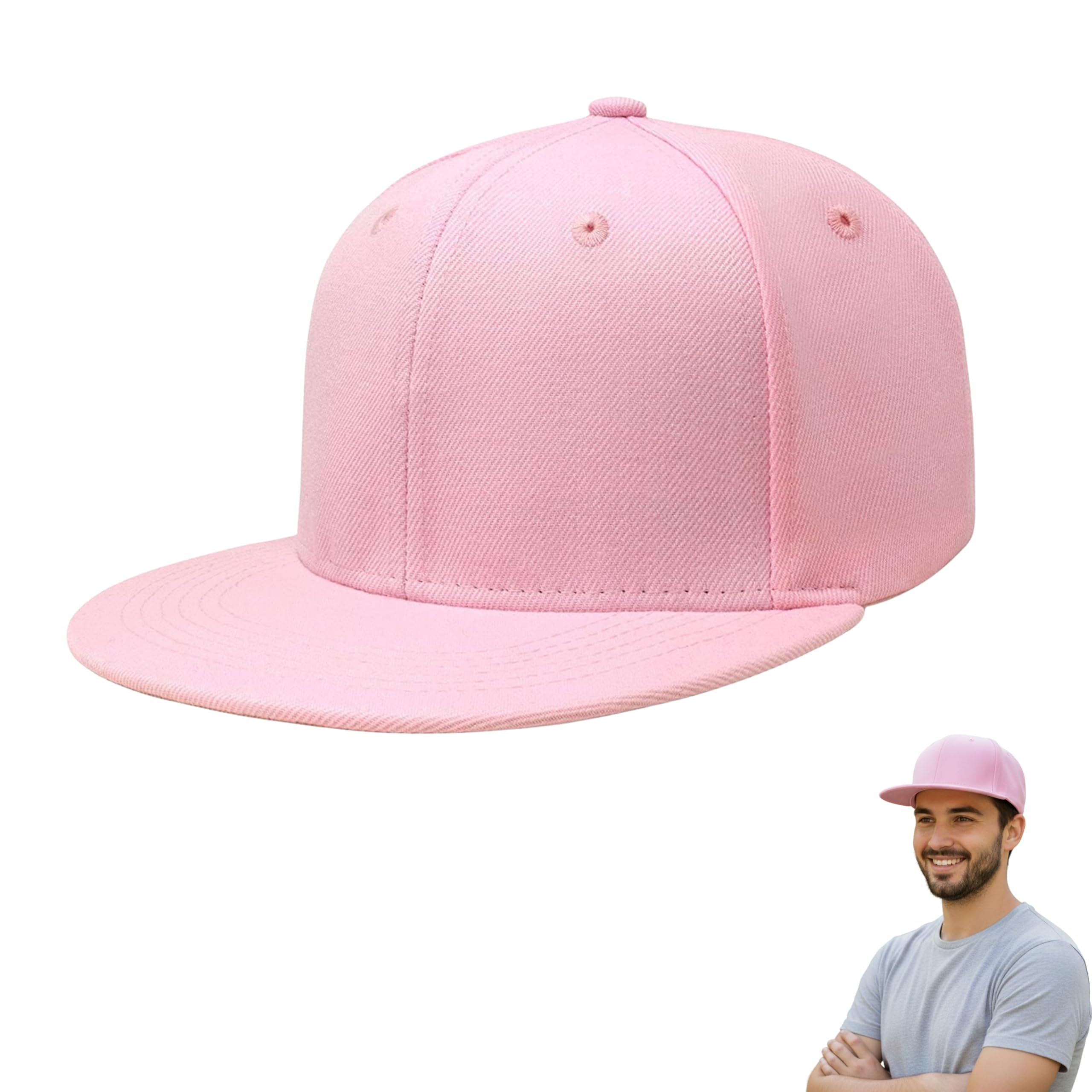 Tomorrow FashionSnapback Cap for Men | Plain Snapback Cap | Hip-Hop Urban Swagger Snapback Cap for Men & Women | Flat Brim Hip-Hop Cap | Adjustable Hip Hop Caps | Street Fashion Cap