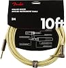 Fender Deluxe Series Instrument Cable Tweed Angle - 3 meters Instrument Cable